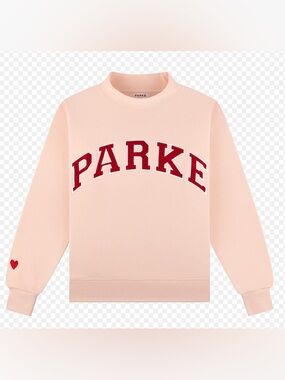 PARKE 2026 Valentines Mockneck Peony + Crimson sweatshirt